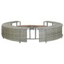 Spa Surround Grey Poly Rattan Image 4