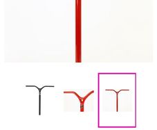 Red YGW oversized Digger Bars