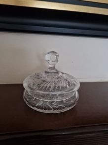 crystal dish