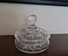 crystal dish