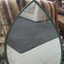 French green metal framed mirror 1980s 90 x 65cm Image 3