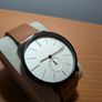 Skagen minimalist men's watch with leather strap Image 2