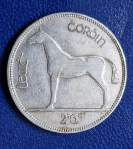 Ireland 1930 Silver Half Crown coin