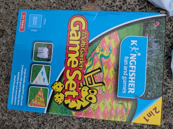 Giant Snakes & Ladders & Twisters Garden Game