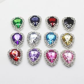 Crystal Button Embellishments