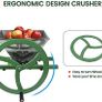 7L Stainless Steel Manual Juicer Grinder, Fruit Scratter Pulper for Wine and Cider Pressing Image 4
