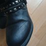 River Island leather studded biker boots Image 7