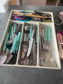 kitchen utensils and cutlery