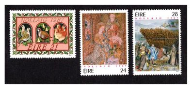 1987 Ireland Christmas Commemorative Stamps Mint Never Hinged (MNH)