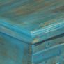 Storage Chest Solid Mango Wood Blue 100x40x41 cm Image 2