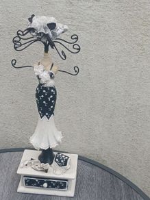 Vintage Style Mannequin Jewelry Stand/Drawer