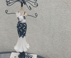 Vintage Style Mannequin Jewelry Stand/Drawer