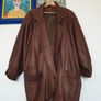 Leather Coat Size Uk 14 Image 10