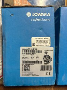 Two Xylem Lowara 10 bar Central Heating Pumps, 6 m Head 1-1/2 in G