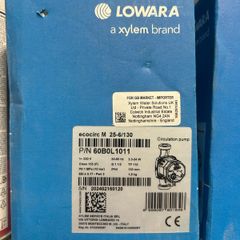 Two Xylem Lowara 10 bar Central Heating Pumps, 6 m Head 1-1/2 in G
