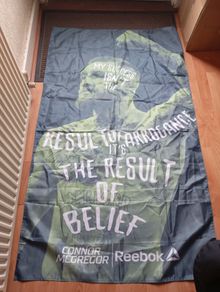 Reebok Conor McGregor banner huge