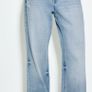 Stradivarius (Zara Group) Tall High Waist Straight Wide Leg Jeans   Size 42 UK 14 Image 6