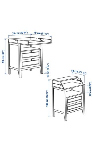 SUNDVIK IKEA changing table