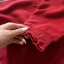 Vintage Adidas red sweatshirt, embroidered central logo, 00s, size s Image 6