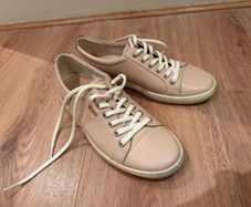 Ecco leather trainers 5.5 size