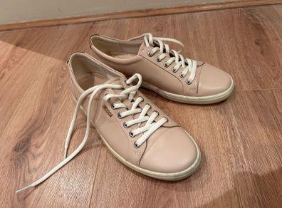 Ecco leather trainers 5.5 size
