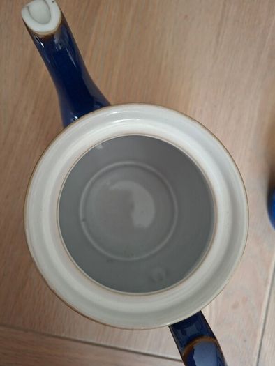 Large Denby Tea Pot Imperial Blue
