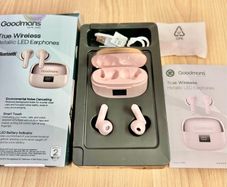 Pink Bluetooth wireless earbuds - new