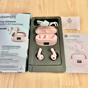Pink Bluetooth wireless earbuds - new