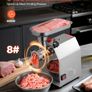Electric Meat Mincer 600W/850W Commercial Grinder with Sausage Attachment Image 2