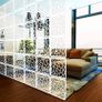 Hanging Room Divider,10 Pieces Wood-Plastic 5mm Thick Screen Panel for Living Room and Beding Room MULTIPLE DESIGNS AVAILABLE, SEE PHOTOS (FREE POSTAGE) Image 5