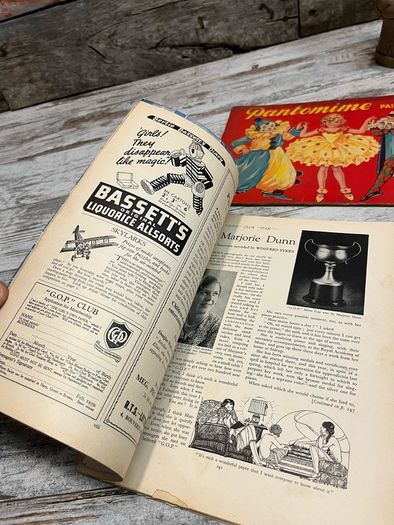vintage book magazine