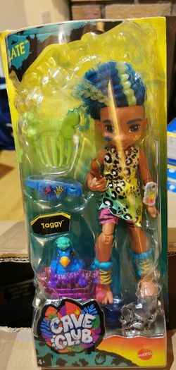 cave club slate and taggy doll