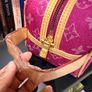 LV inspired Denim Toiletry Bag Image 4