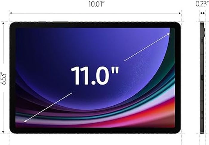 Samsung Galaxy Tab S9 SM-X710 128GB, Wi-Fi, 11 in - Graphite (Excellent)