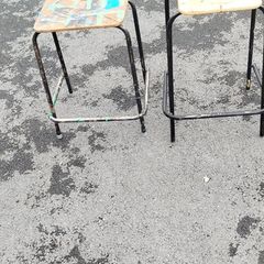 Two School Stools