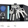 Leather Keychain Car Key Case Bag for Keys Organizer Money Card Holder Pouch Image 4