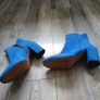 Blue Ankle boots. Size Uk 6. EU 39. Image 4