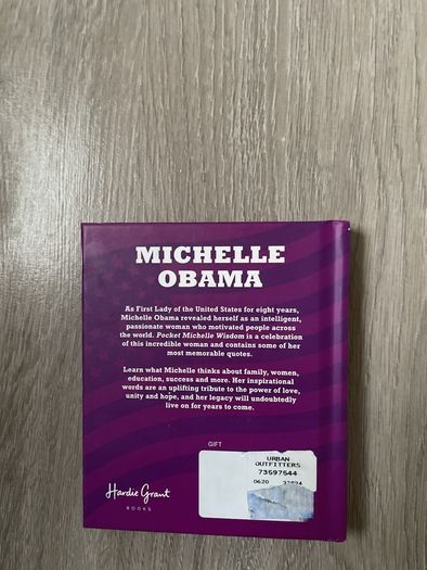 Pocket Michelle Obama wisdom