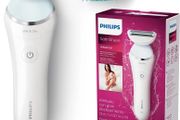 Philips SatinShave Advanced Wet and Dry Rechargeable Lady Shaver, Cordless Electric Razor with Bikini Attachment,