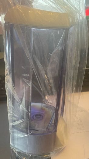 0.8L Soap Dispenser White & Transparent