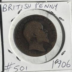 1906 Edward VIII Pennies x 3