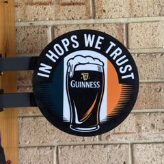 Guinness Light Box Perfect for Man Caves & Home Bars