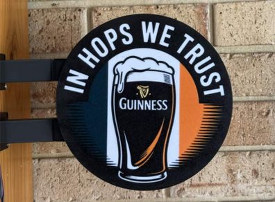 Guinness Light Box Perfect for Man Caves & Home Bars