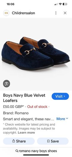 Romano boys suede shoes size 10uk/28eu