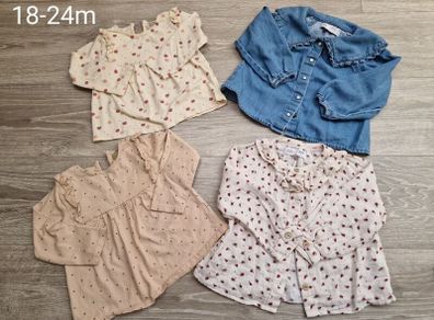 Baby girl Long sleeve Shirts 18-24m (x4)