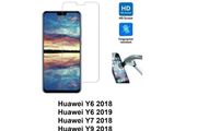 Premium Tempered Glass For Huawei Y6 2018/ Y6 2019/Y7 2018 /Y9 2018/ Y9 2019 Screen Protector Film Guard