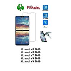 Premium Tempered Glass For Huawei Y6 2018/ Y6 2019/Y7 2018 /Y9 2018/ Y9 2019 Screen Protector Film Guard