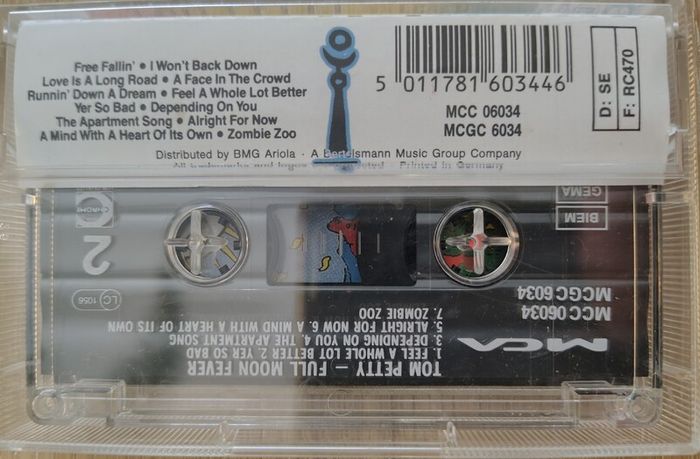 Tom Petty - Full Moon Fever Cassette Tape (1991) Classic Rock EX+