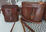 4 ww2 binoculars, cases