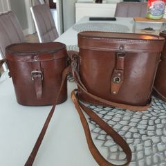 4 ww2 binoculars, cases